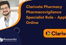 Clarivate Pharmacy Pharmacovigilance Specialist Role - Apply Online