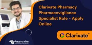 Clarivate Pharmacy Pharmacovigilance Specialist Role - Apply Online