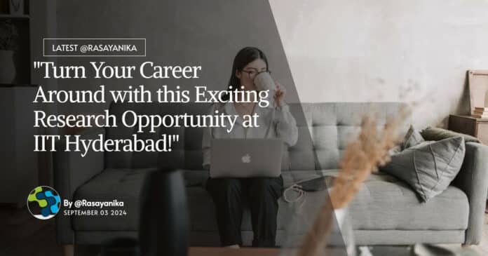 IIT Hyderabad Chemistry Project Staff Recruitment - Apply Now