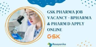 GSK Pharma Job Vacancy