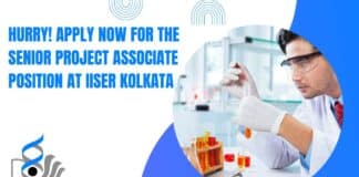 IISER Kolkata Project Associate Vacancy