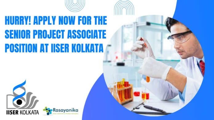 IISER Kolkata Project Associate Vacancy