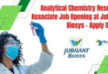 Analytical Chemistry Research Associate