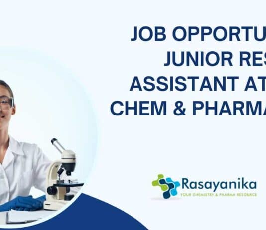 NIPER Research Assistant Jobs