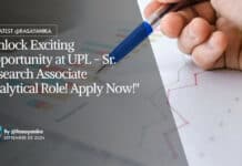 UPL Analytical Chemistry Associate Job Opening - Apply Online