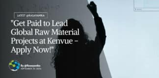 "Get Paid to Lead Global Raw Material Projects at Kenvue - Apply Now!"