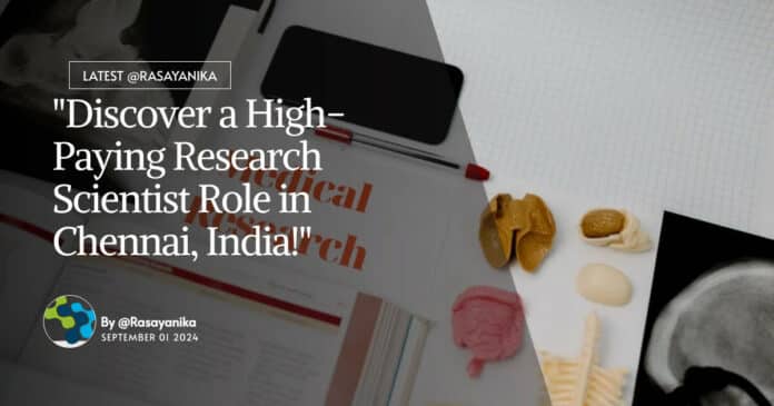 Research Scientist Role at Piramal - Apply Now
