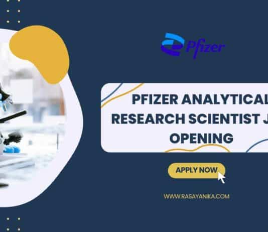 Pfizer Analytical Research Scientist