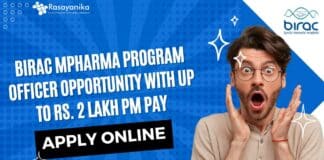 BIRAC Pharma Program Officer