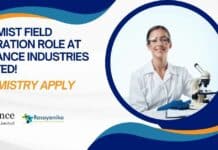 Chemist Field Operation Role