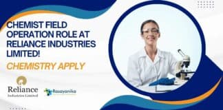 Chemist Field Operation Role