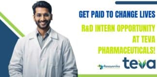 R&D Internship at Teva Pharma
