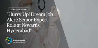 "Hurry Up! Dream Job Alert: Senior Expert Role at Novartis, Hyderabad"