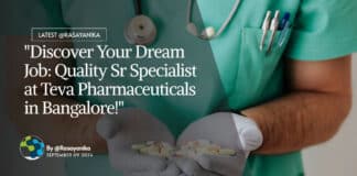 "Discover Your Dream Job: Quality Sr Specialist at Teva Pharmaceuticals in Bangalore!"