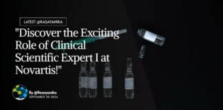 Clinical Scientific Expert Pharma at Novartis! Apply Online