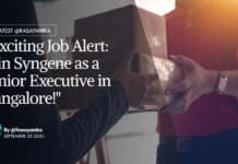 "Exciting Job Alert: Join Syngene as a Junior Executive in Bangalore!"