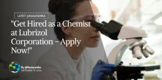 "Get Hired as a Chemist at Lubrizol Corporation - Apply Now!"