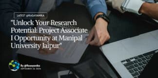 "Unlock Your Research Potential: Project Associate I Opportunity at Manipal University Jaipur"