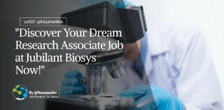 "Discover Your Dream Research Associate Job at Jubilant Biosys Now!"