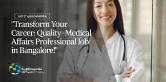 "Transform Your Career: Quality-Medical Affairs Professional Job in Bangalore!"