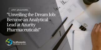 "Unveiling the Dream Job: Become an Analytical Lead at Azurity Pharmaceuticals!"