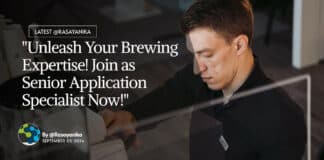 "Unleash Your Brewing Expertise! Join as Senior Application Specialist Now!"