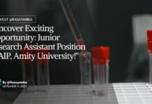 "Uncover Exciting Opportunity: Junior Research Assistant Position at AIP, Amity University!"