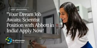 Abbott Pharmaceutical Scientist Job - MSc Apply Online