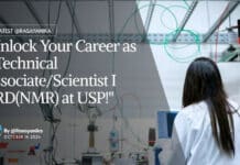 Freshers Chemistry Job, Appy For Technical Associate/Scientist I ARD(NMR) at USP!