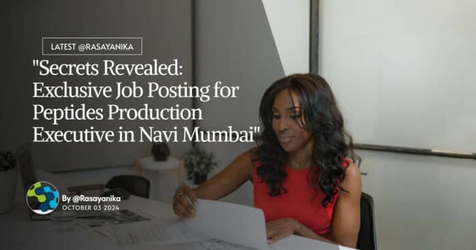 Piramal Hiring Chemistry For Production Executive Role - Apply Online