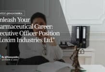 "Unleash Your Pharmaceutical Career: Executive Officer Position at Loxim Industries Ltd."