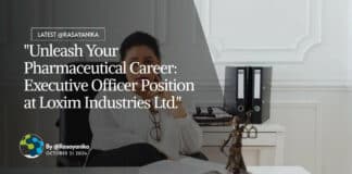 "Unleash Your Pharmaceutical Career: Executive Officer Position at Loxim Industries Ltd."