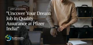 Pfizer Quality Assurance Job For Chemistry & Pharma, Apply Online