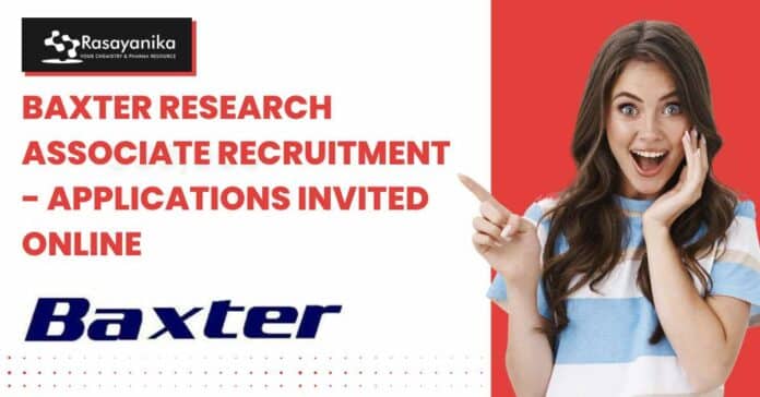 Baxter Research Associate Recruitment