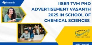 IISER TVM PhD 2025 Admissions
