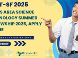 FAST-SF 2025 Focus Area Science Technology Summer Fellowship 2025, Apply Online