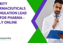 Azurity Pharmaceuticals Formulation Lead
