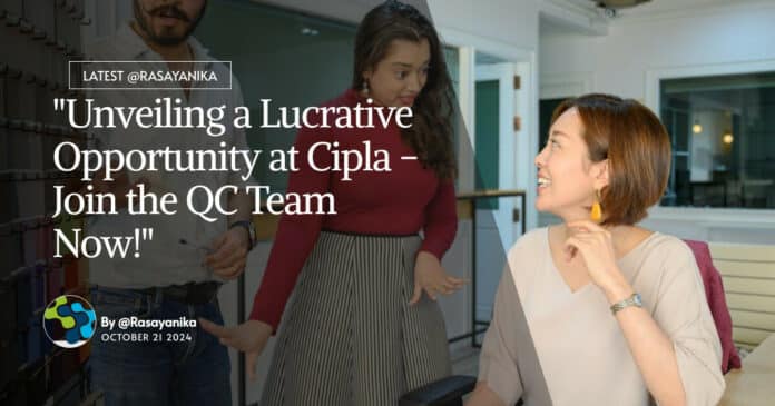 Cipla BPharma Quality Control