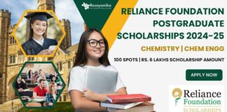 Reliance Foundation Scholarships 2024-25