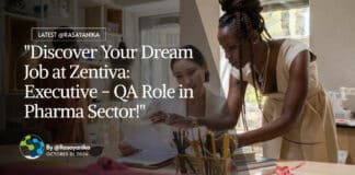 Zentiva Executive QA Role - Pharma & Chemistry Apply Online