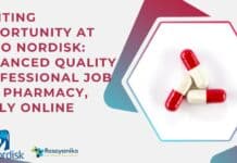 Novo Nordisk Pharmacy Vacancy