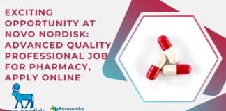 Novo Nordisk Pharmacy Vacancy