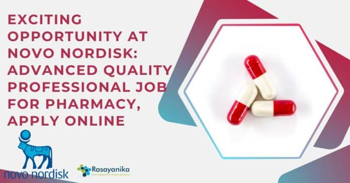 Novo Nordisk Pharmacy Vacancy