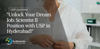 Scientist Position at USP - MPharma & MSc Analytical Chemistry Apply Online