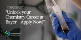 "Unlock your Chemistry Career at Bayer - Apply Now!"