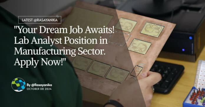 Reliance Industries Lab Analyst Vacancies