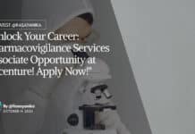 Pharmacovigilance Services Associate Opportunity at Accenture! Apply Now!
