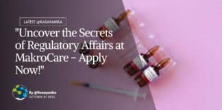 Pharma Regulatory Affairs at MakroCare - Apply Now!