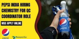 Pepsi India Chemistry QC Job