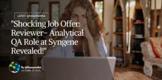 "Shocking Job Offer: Reviewer- Analytical QA Role at Syngene Revealed!"